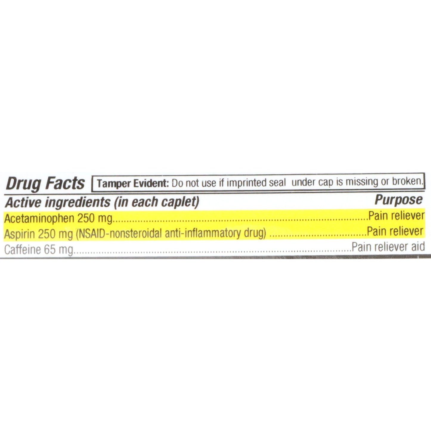 Geri-Care® Acetaminophen / Aspirin / Caffeine Pain Relief 226-01-GCP