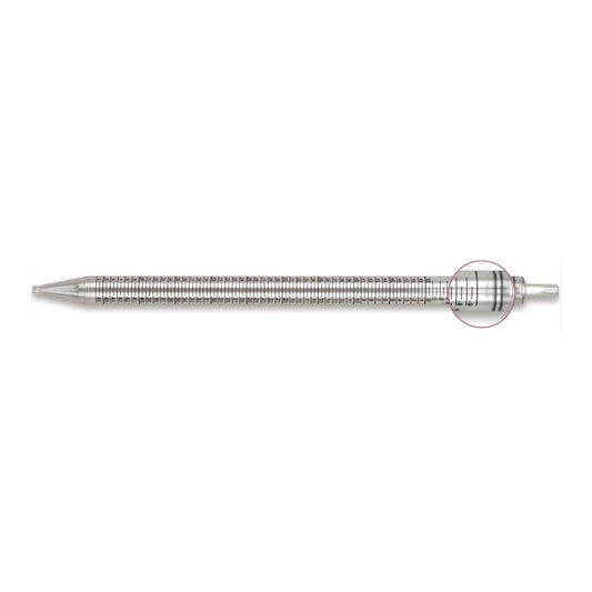 McKesson Serological Pipette 50 mL 0.5 mL Graduation Increments / 9 mL Negative Graduations Sterile - 177-1821
