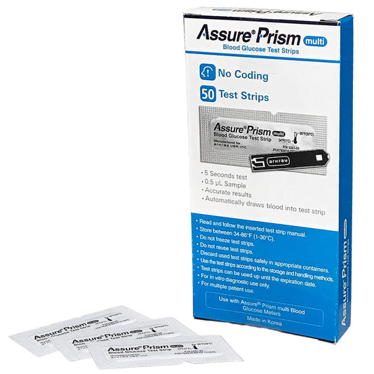 Assure Prism Multi Blood Glucose Test Strips 532050 532050