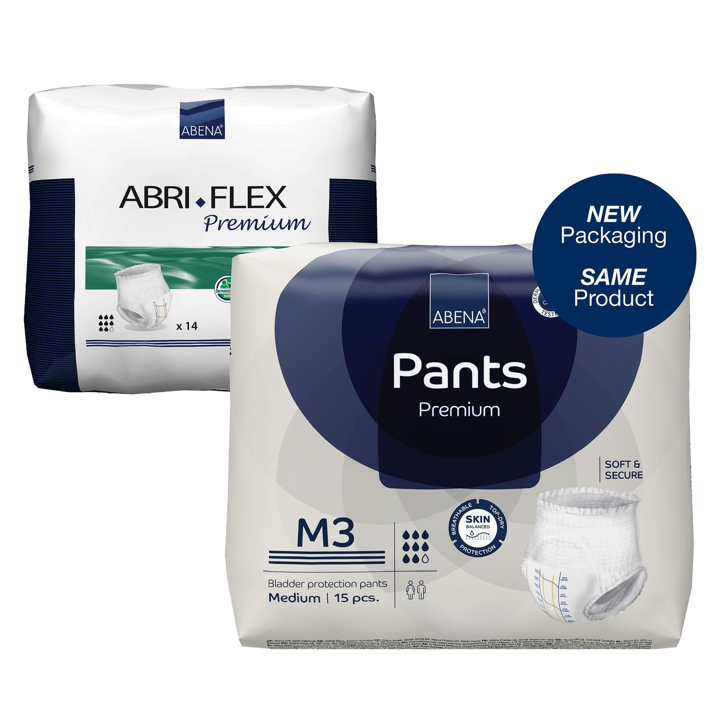 Abena® Premium Pants M3 Incontinence Brief, Medium 1000021324