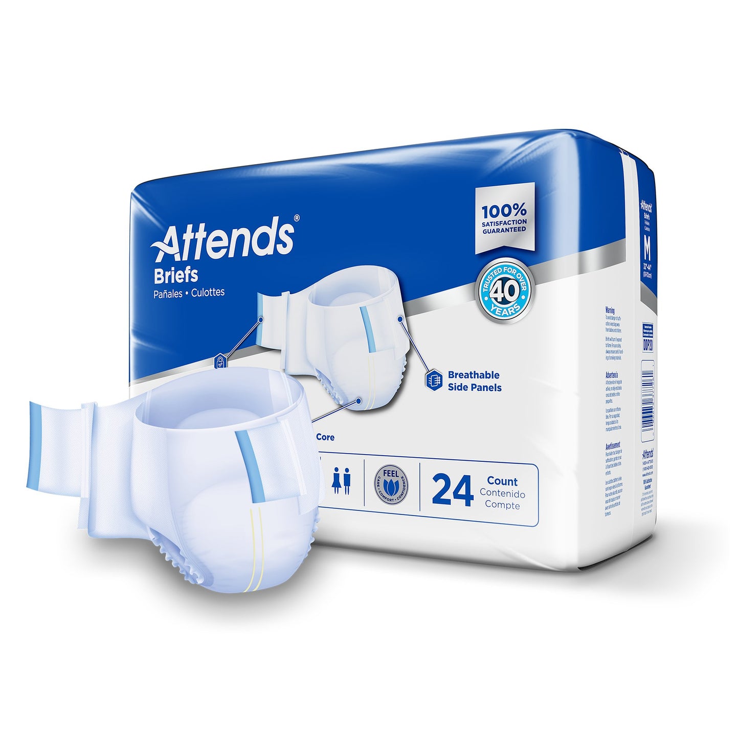 Attends® Extra Heavy Absorbency Briefs, Medium DDP20