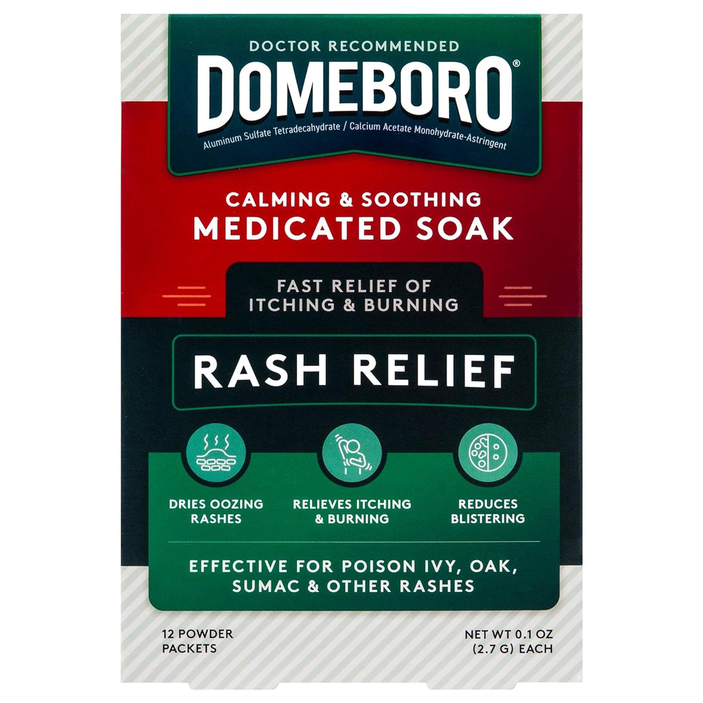 Domeboro® Aluminum Acetate Rash Relief 85707400177