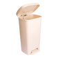 McKesson Waste Can with Step-On Pedal, Plastic, Beige, 15.16 x 14.76 x 26.57 Inch 16-25268