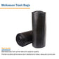 McKesson Super Heavy Duty Trash Bag, Black, 56 gal. SL4347150K