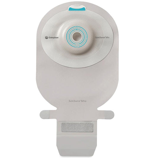Ostomy Pouch SenSura® Mio Convex One-Piece System 11 Inch Length, Maxi Deep Convex, Pre-Cut 1-1/4 Inch Stoma Drainable - 16773