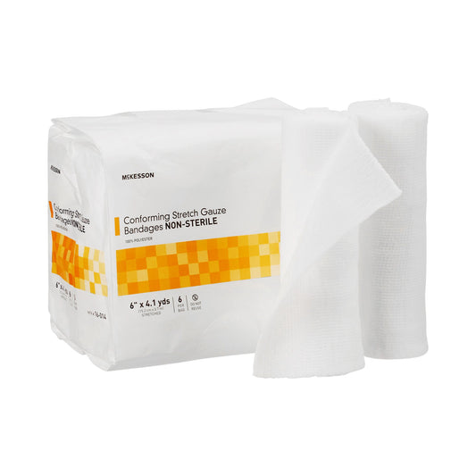 McKesson Brand McKesson NonSterile Conforming Bandage, 6 Inch x 4-1/10 Yard 16-014, Case of 48