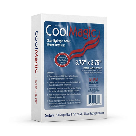 Hydrogel Wound Dressing CoolMagic™ Sheet 3-3/4 X 3-3/4 Inch Sterile - MP00206