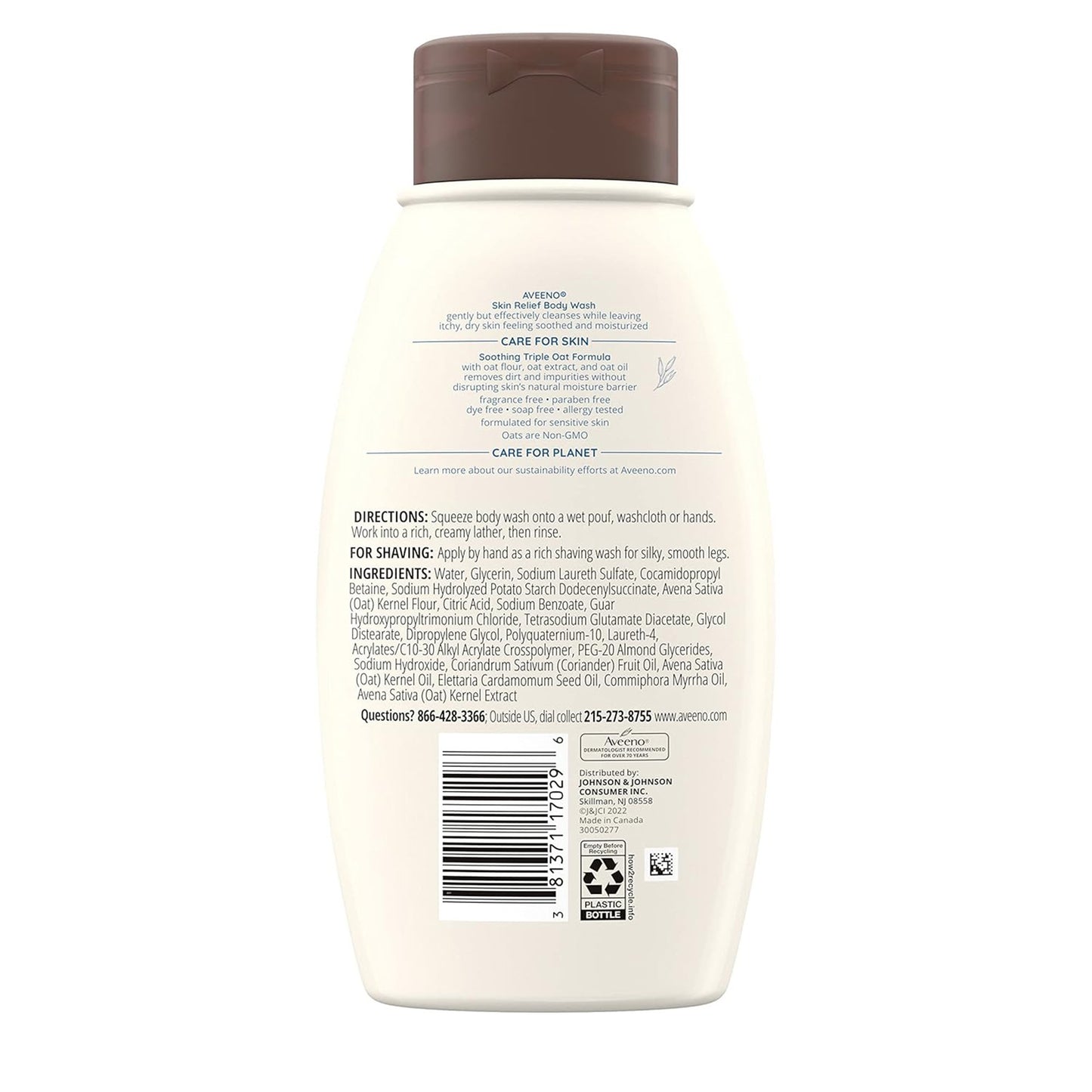 Aveeno® Skin Relief Body Wash, 12 oz. Bottle 111702900