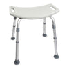Bath Bench McKesson Without Arms Aluminum Frame Without Backrest 19-1/4 Inch Seat Width 300 lbs. Weight Capacity - 146-12203KD-1