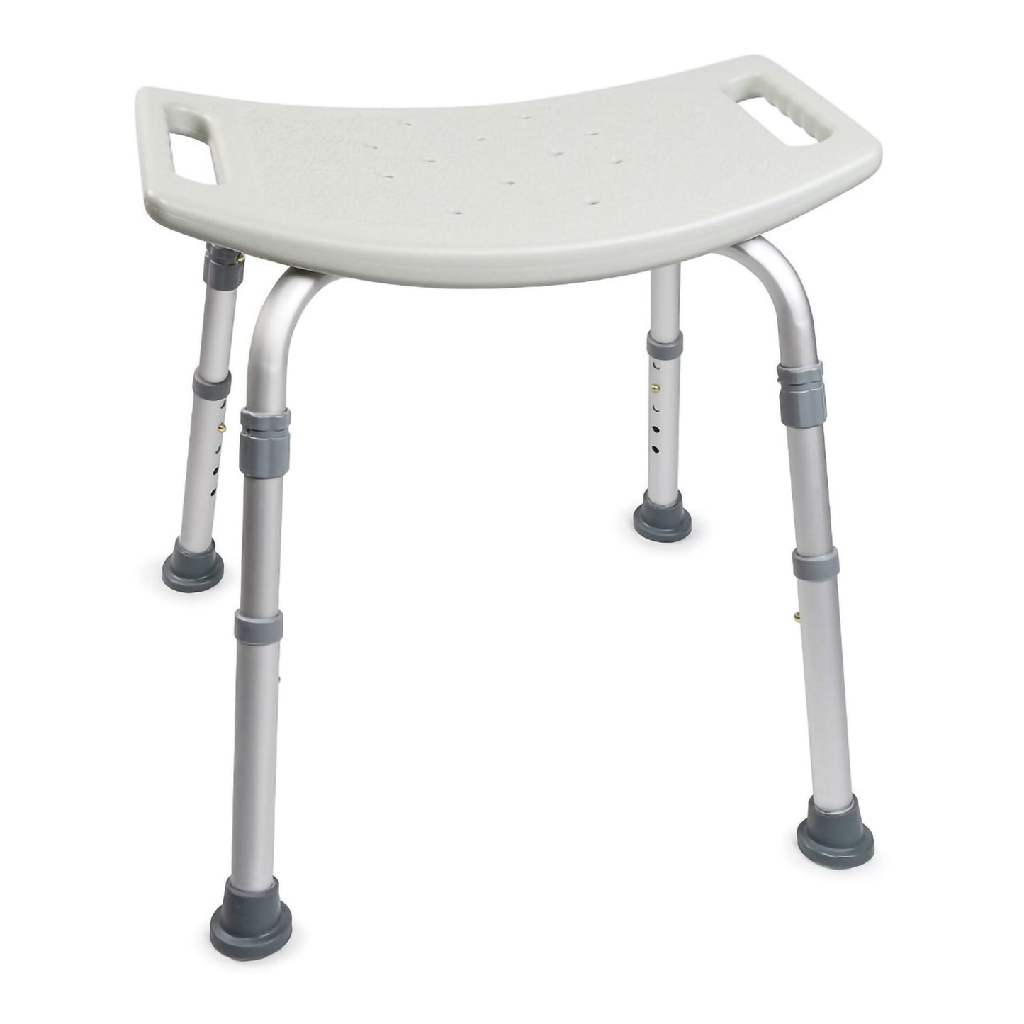 Bath Bench McKesson Without Arms Aluminum Frame Without Backrest 19-1/4 Inch Seat Width 300 lbs. Weight Capacity - 146-12203KD-1