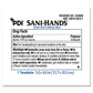 Sani-Hands® Hand Sanitizing Wipes, Ethyl Alcohol, Unscented, 5 X 8 Inch D43600