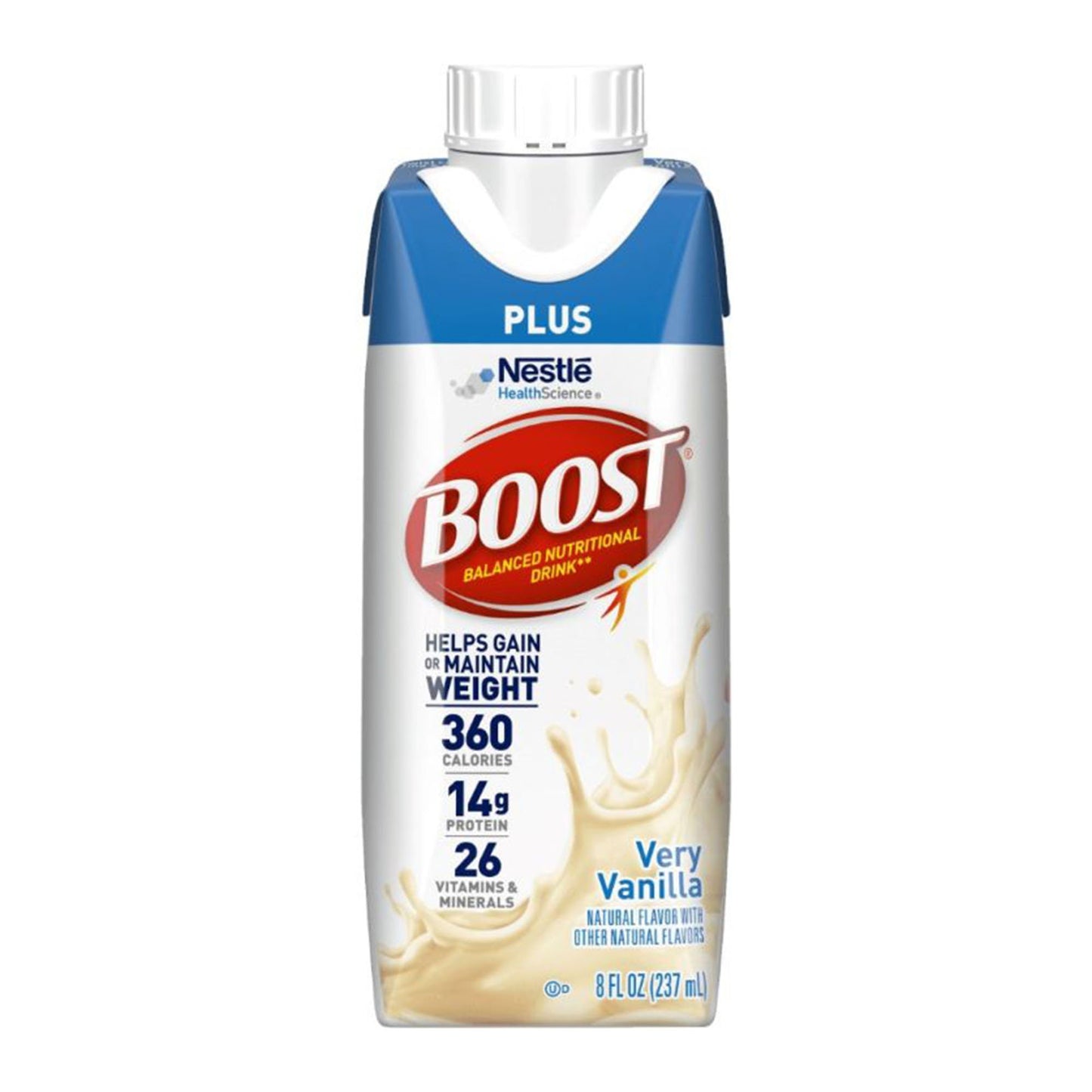 Boost® Plus Strawberry Balanced Nutritional Drink, 8-ounce bottle 00041679933367