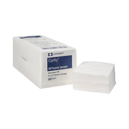 Nonwoven Sponge Curity™ 3 X 3 Inch 4-Ply NonSterile 200 per Pack - 9023