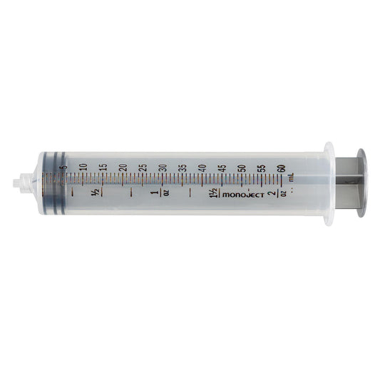 Substitute For Cardinal 60mL Monoject™ SoftPack Luer Lock  Syringe - 1186000777T