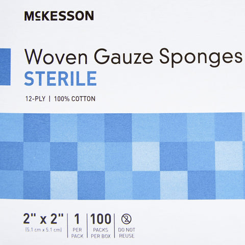 McKesson Gauze Sponge 2" x 2" Sterile - 16-4221