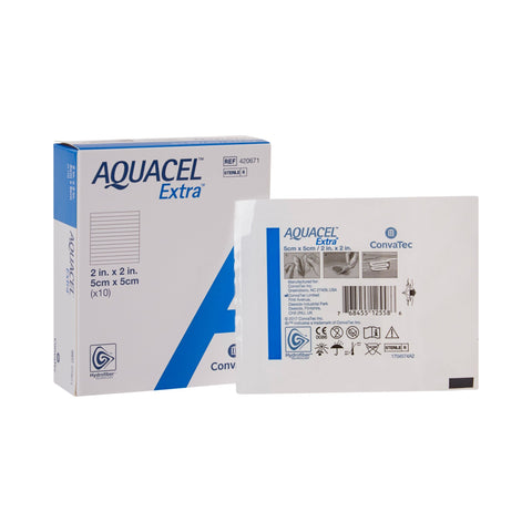 ConvaTec Aquacel® Extra™ Gelling Fiber Hydrofiber Dressing Sterile