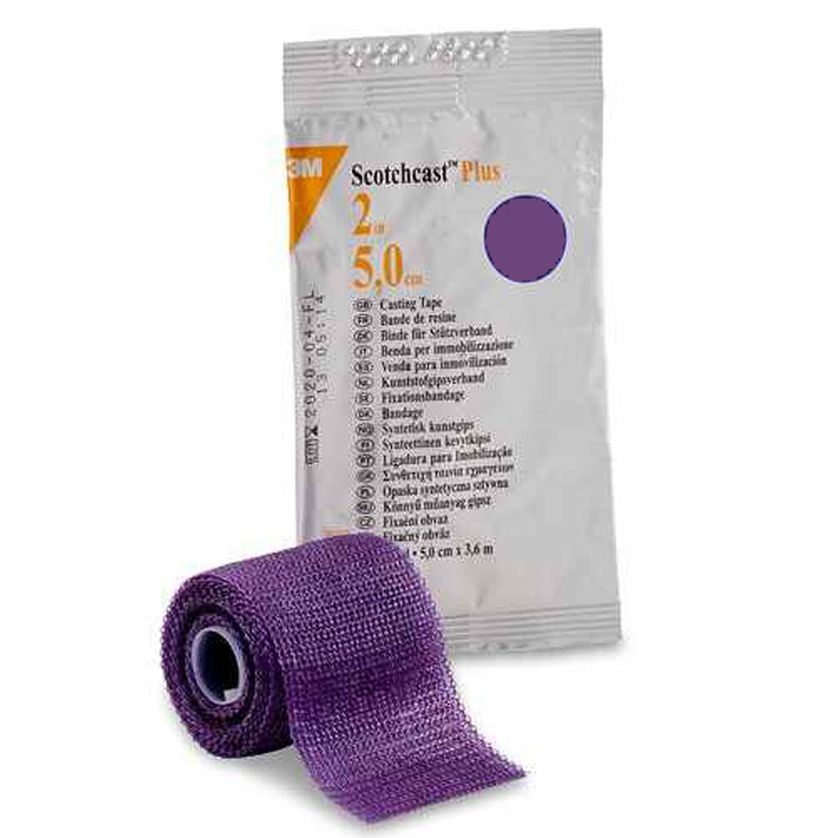 3M Ortho 3M Scotchcast Plus Purple Cast Tape, 2 Inch x 4 Yard 82002U, 1 Each