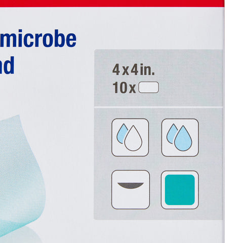 BSN Medical Cutimed Sorbact WCL Antimicrobial Wound Contact Layer Dressing, 4 x 4 Inch 7266201, 1 Each