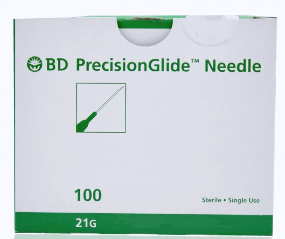 BD PrecisionGlide™ 21 G x 1" Hypodermic Needles - 305177
