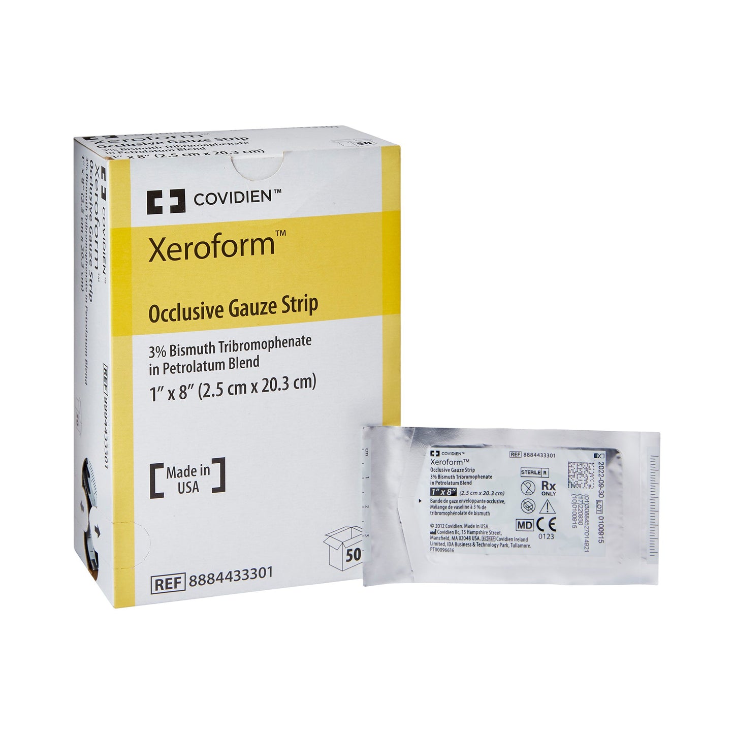 Cardinal Xeroform™ Occlusive Impregnated Dressing ,4in.x4in. - 8884433500