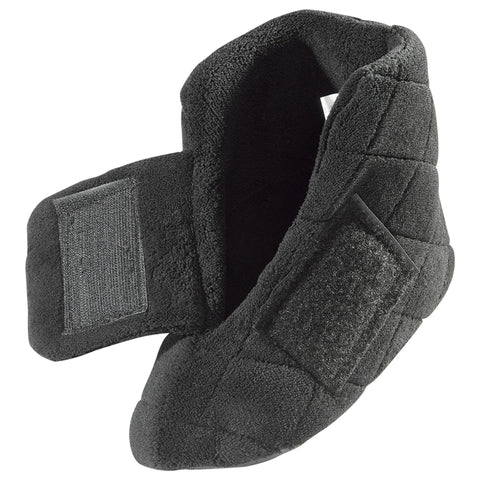 Silverts Adaptive LLC Silverts Women's Extra Wide Swollen Feet Slippers, Black, Medium SV10390_SV2_M, PR