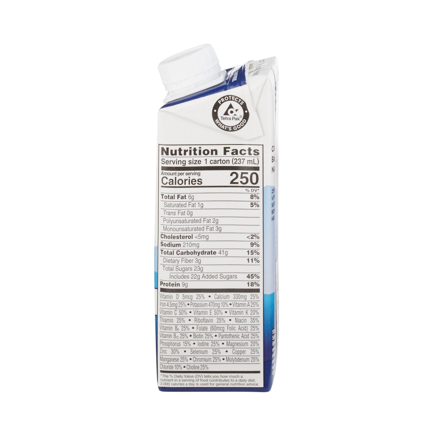 Oral Supplement Ensure® Original Therapeutic Nutrition Shake Vanilla Flavor Liquid 8 oz. Reclosable Carton - 64931