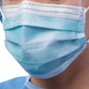 Procedure Mask Cardinal Health™ Anti-fog Foam ASTM Level 3 Earloops One Size Fits Most - AT74531