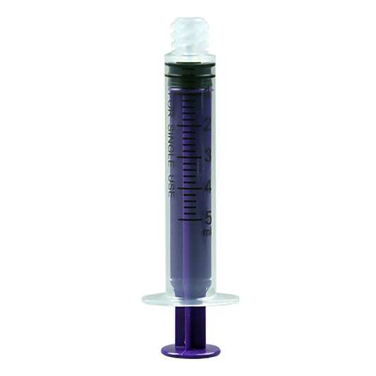 Enteral / Oral Syringe Vesco® 5 mL Enfit Tip Without Safety - VED-605