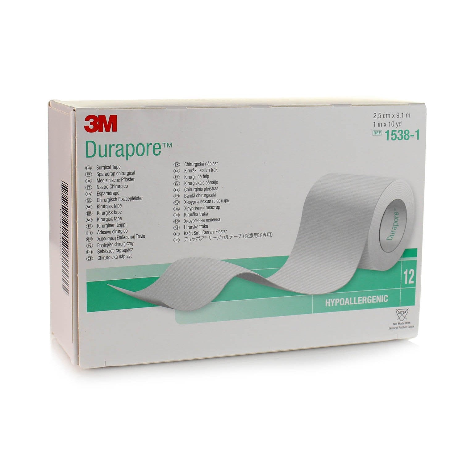 3M™ Durapore™ Silk-Like Cloth Medical Tape - 1538 - Medsitis