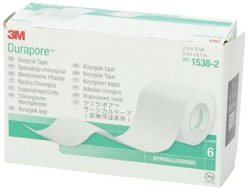 3M™ Durapore™ Silk-Like Cloth Medical Tape 2" x 10 Yards - 1538-2 - Medsitis