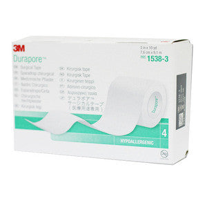 3M™ Durapore™ Silk-Like Cloth Medical Tape 3" x 10 Yards - 1538-3 - Medsitis