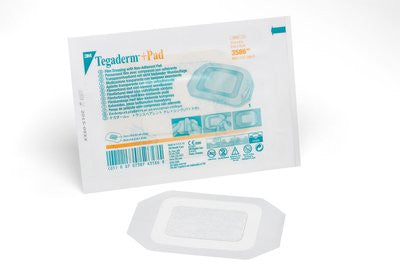 3M™ Tegaderm™ +Pad Film Dressing with Non-Adherent Pad - Medsitis