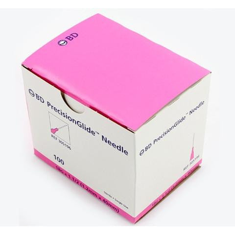 BD PrecisionGlide™ 18 G x 1-1/2" Hypodermic Needles - 305196 - Medsitis