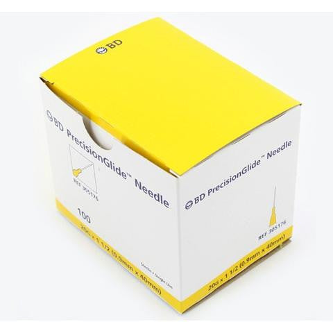 BD PrecisionGlide™ 20 G x 1-1/2" Hypodermic Needles - 305176 - Medsitis