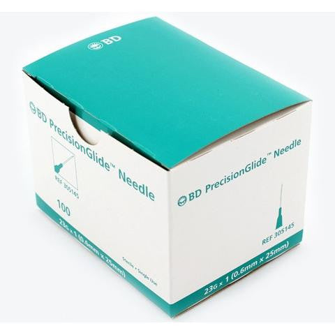 BD PrecisionGlide™ 23 G x 1" Hypodermic Needles - 305145 - Medsitis