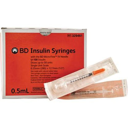 Ultra-Fine™ Standard Insulin Syringe with Needle NonSafety Regular Wall