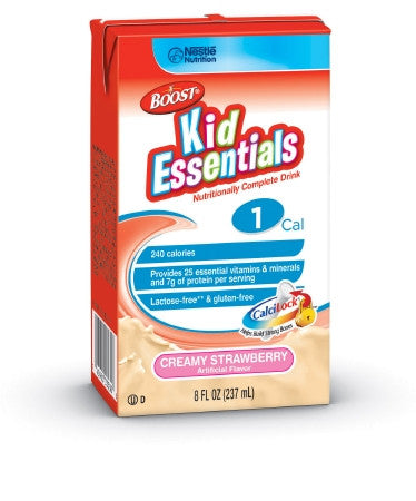 Boost® Kid Essentials™ 1.0 Creamy Strawberry Flavor by Nestle 8 oz. - 33530000 - Medsitis