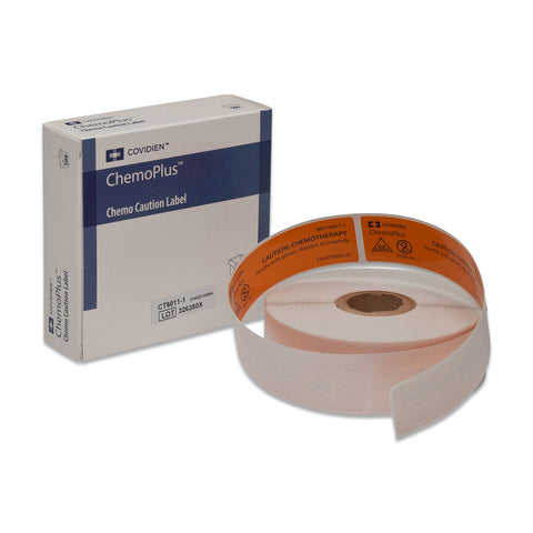 ChemoPlus™ "Caution" Medical Labels - CT60 - Medsitis