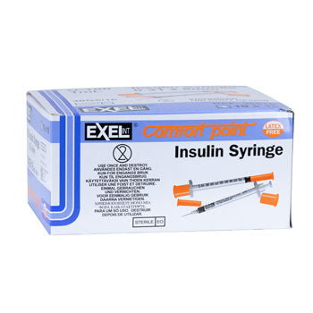 ComfortPoint™ Non-Safety Insulin Syringe w/ Needle - 260