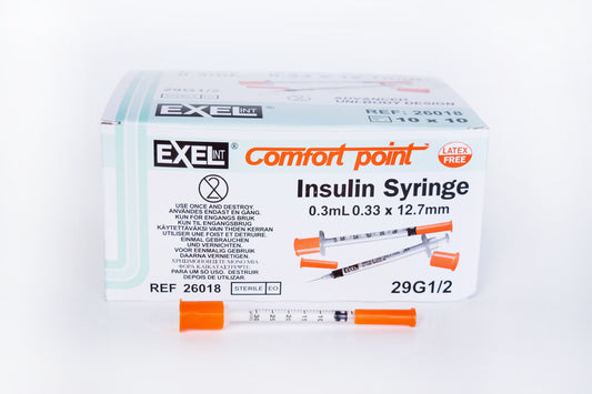 ComfortPoint™ Non-Safety Insulin Syringe w/ Needle - 260