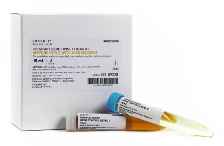 Consult® Premium Urine Controls 15mL Dripper w/ Microscopics - 163-89228 - Medsitis