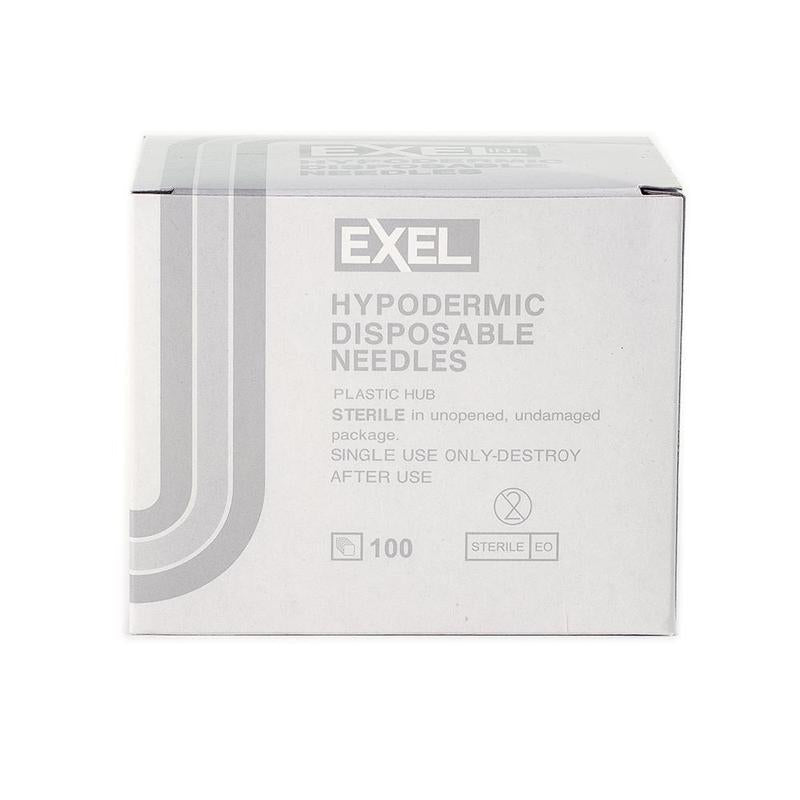 Exel International Luer Lock Syringe & Needle Combo, 10ml, 20g x 1 Regular Wall, Hypodermic, 100/Box 26254