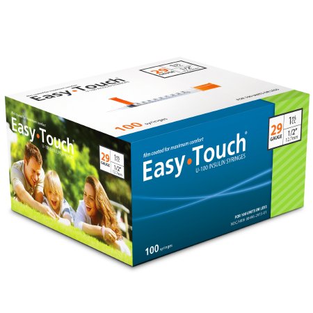 EasyTouch® U-100 Insulin Syringe w/ Needle - Medsitis