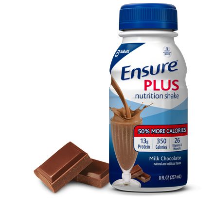 Ensure® Plus Nutrition Shake Milk Chocolate 8 oz. - 57266 - Medsitis
