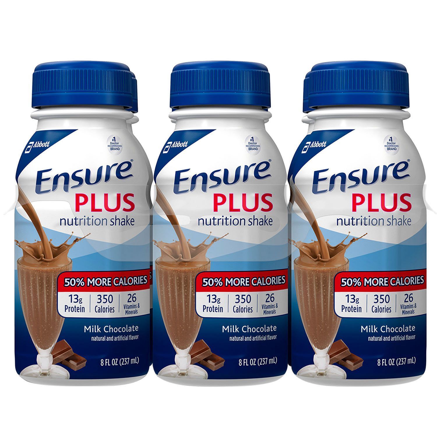 Ensure® Plus Nutrition Shake Milk Chocolate 8 oz. - 57266 - Medsitis