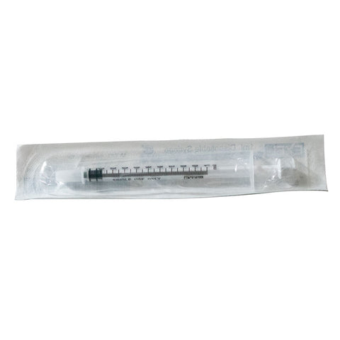 Exel™ 1 mL Tuberculin (TB) Syringe Only Luer Lock Tip Without Safety - 26050