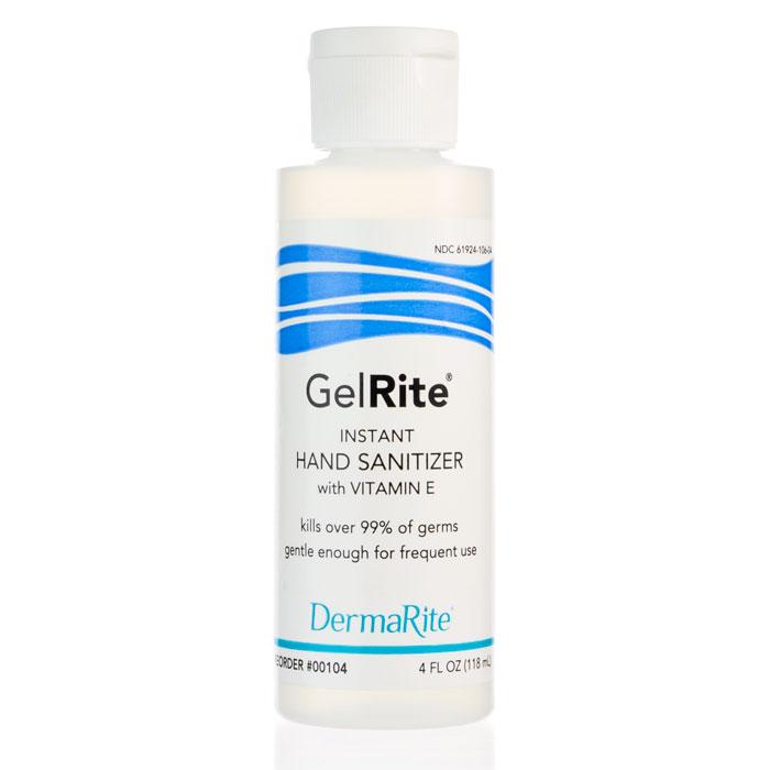 GelRite® Scented 65% Ethyl Alcohol Gel Hand Sanitizer 4 oz. Flip Top Bottle - Medsitis