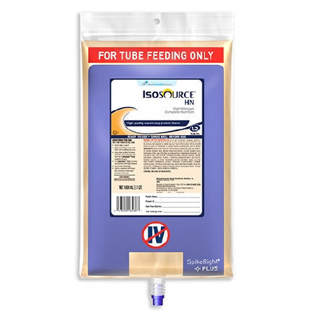 Isosource® HN UltraPak® Ready-To-Hang Tube Feeding Formula Bag System - Unflavored - Medsitis