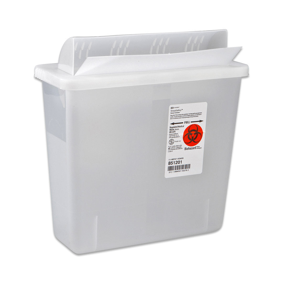 In-Room™ Sharps Containers with Always-Open Lid - Medsitis