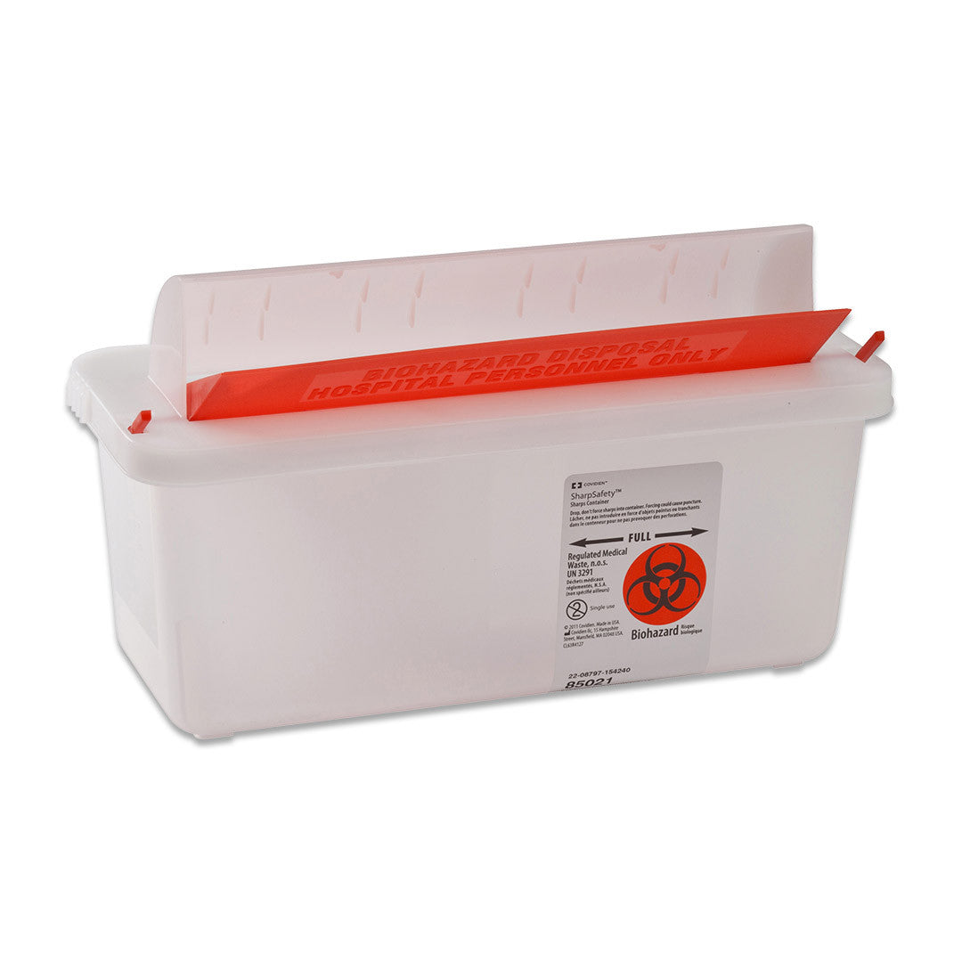 In-Room™ Sharps Containers with Mailbox-Style Lid - Medsitis